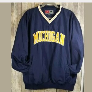 Pro Player U of M pullover medium windbreaker